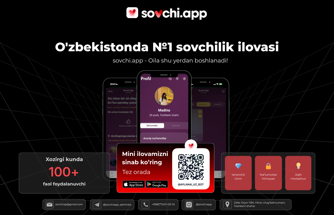 Sovchi App Desktop Design
